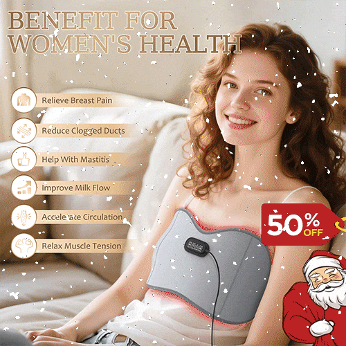 RESUME™ - Masszírozó melltartó, 660 nm-es vörös fényterápia mellfájdalom és tőgygyulladás enyhítésére