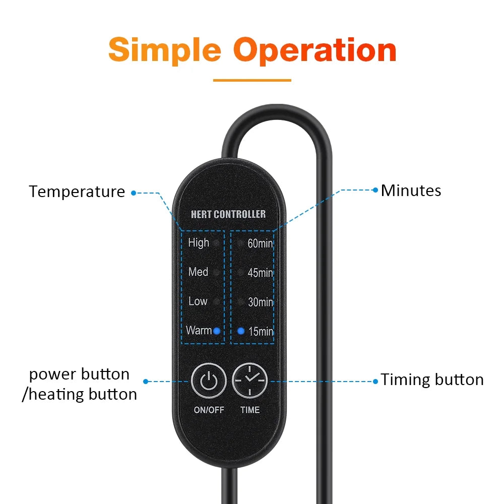 RESUME™ - Szénszálas távoli infravörös arcmelegítő masszírozó