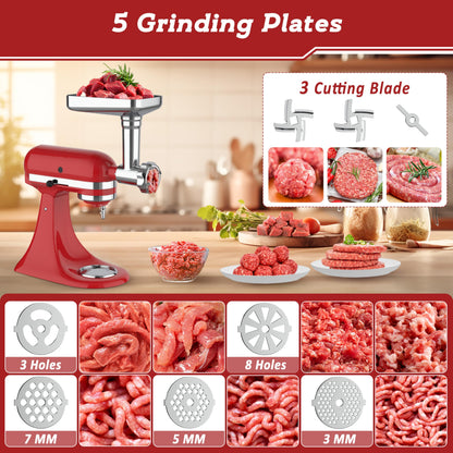 KitchenAid robotgép készlet - fém húsdarálót és beöntőcsővel tartalmaz